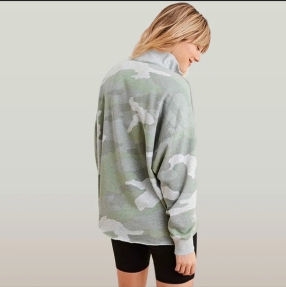 Aerie Sunday Soft Quarter Zip Pullover Sweatshirt Size XSmall - Picture 2 of 6